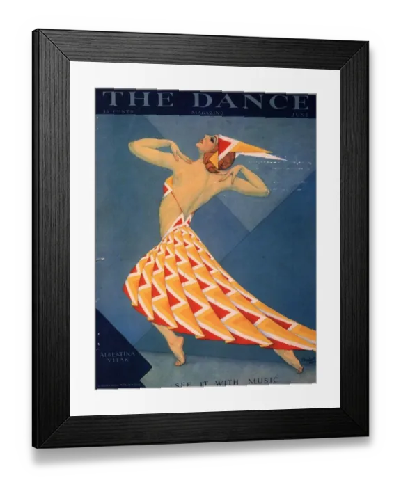 Framed Print : The Dance 1920s USA art deco magazines Framed Print : The Dance 1920s USA art deco magazines