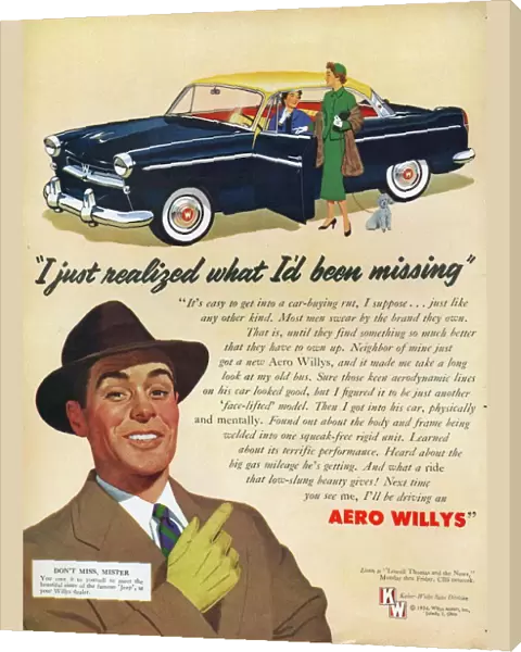 Aero Willys 1954 1950s UK cars