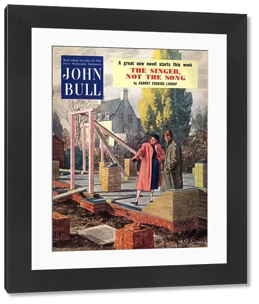 John Bull 1952 1950s UK new homes property foundations moving building house house