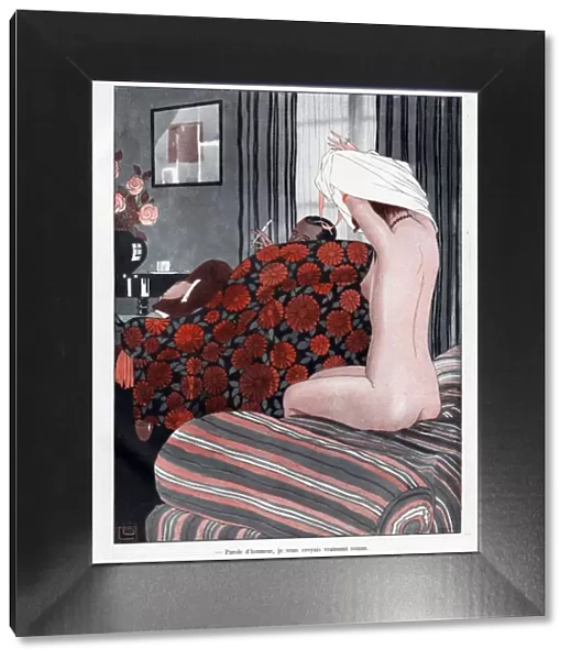 La Vie Parisienne 1923 1920s France Georges Leonnec illustrations erotica undressing