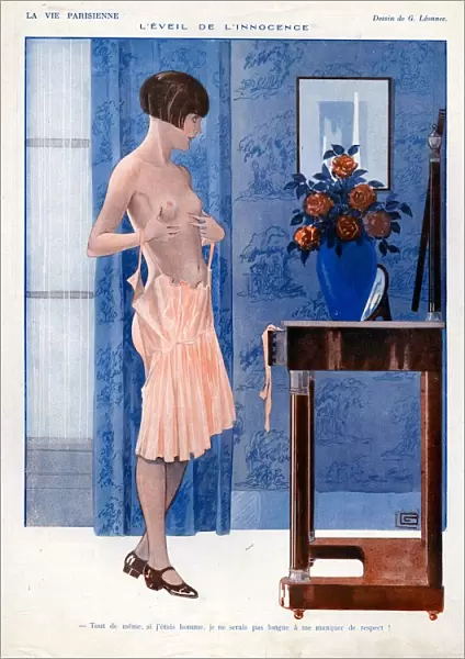La Vie Parisienne 1925 1920s France cc erotica nude naked nudity underwear slips