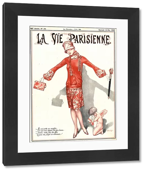 1927 1920s France erotica glamour la vie parisienne cupids art deco womens magazines