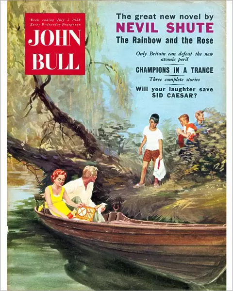 John Bull 1950s UK picnics swimming boats magazines
