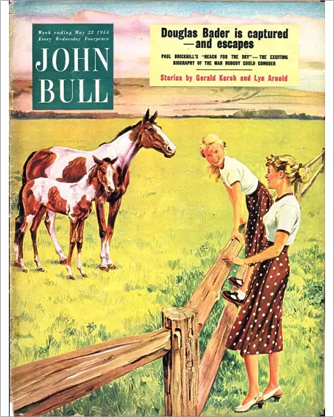 John Bull 1954 1950s UK horses magazines