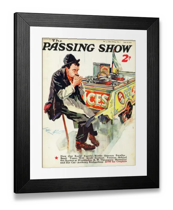 Framed Print : 1930s, UK, The Passing Show, Magazine Cover Framed Print : 1930s, UK, The Passing Show, Magazine Cover