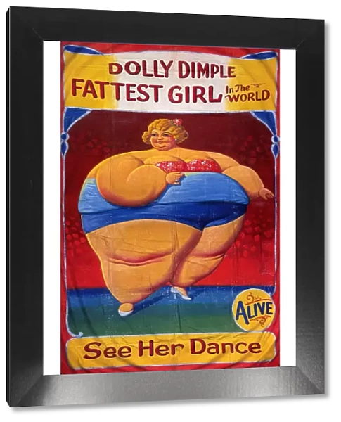 Dolly Dimple 1900s freaks show dieting fat heavy entertainers