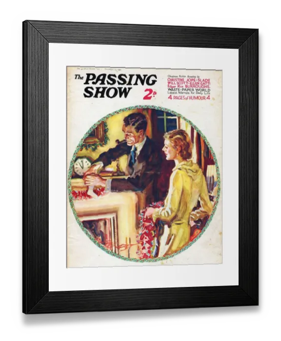 Framed Print : 1930s, USA, The Passing Show, Magazine Cover Framed Print : 1930s, USA, The Passing Show, Magazine Cover