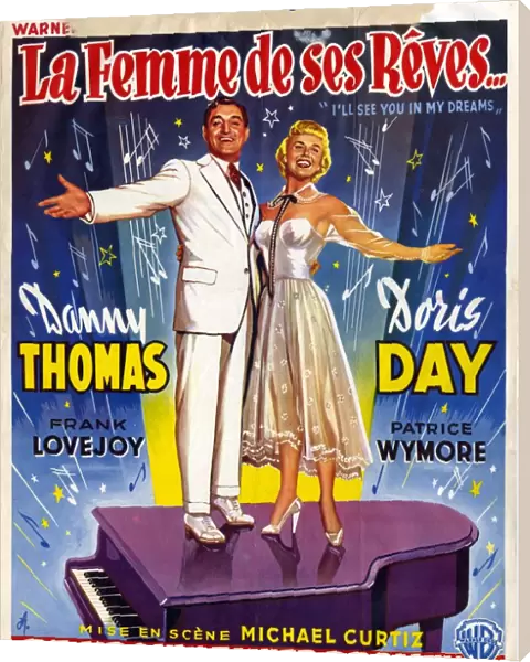 Ill See You In My Dreams 1951 1950s France Danny Thomas, Doris Day musicals