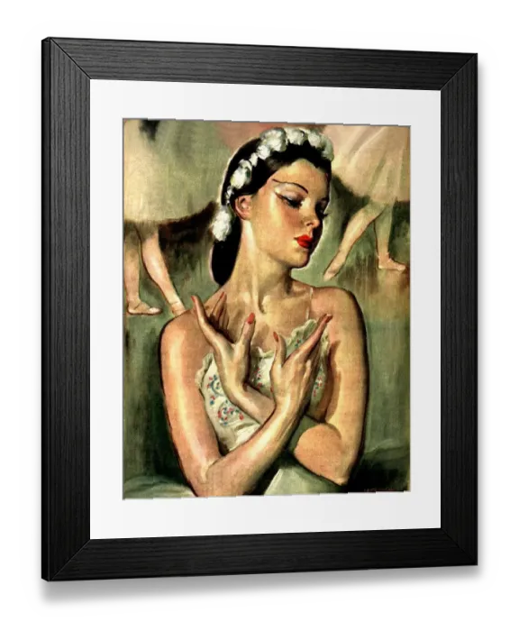 Framed Print : 1946 1940s UK womens magazines portraits dancers ballet dancing Framed Print : 1946 1940s UK womens magazines portraits dancers ballet dancing