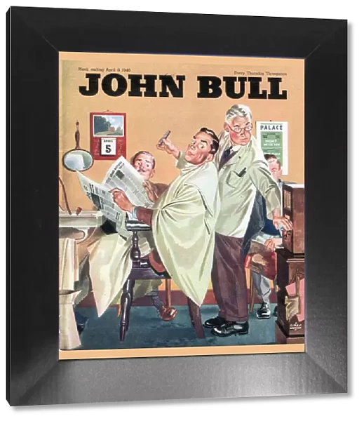 John Bull 1950s UK barbers mens radios magazines