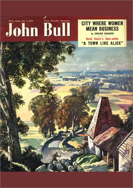 John Bull 1950 1950s UK the countryside farms farmers shepherds sheep magazines
