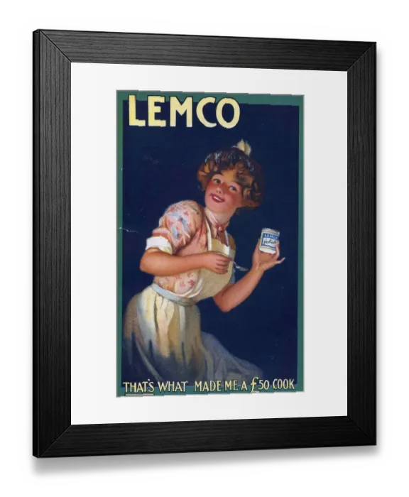 Framed Print : Lemco 1910s UK Framed Print : Lemco 1910s UK