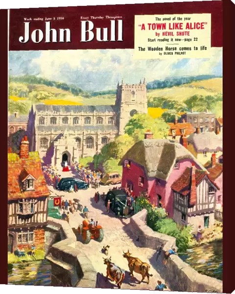 John Bull 1950s UK love marriages weddings churches villages countryside magazines