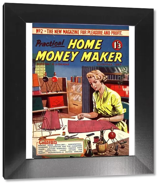 Home Money Maker 1950s UK get rich quick schemes working at home lamps lampshades