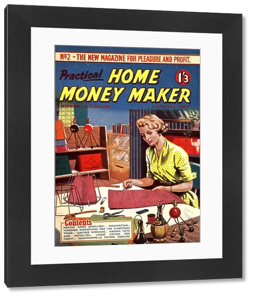 Home Money Maker 1950s UK get rich quick schemes working at home lamps lampshades