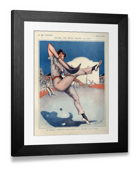 Framed Print : 1920s, France, La Vie Parisienne, Magazine Plate Framed Print : 1920s, France, La Vie Parisienne, Magazine Plate