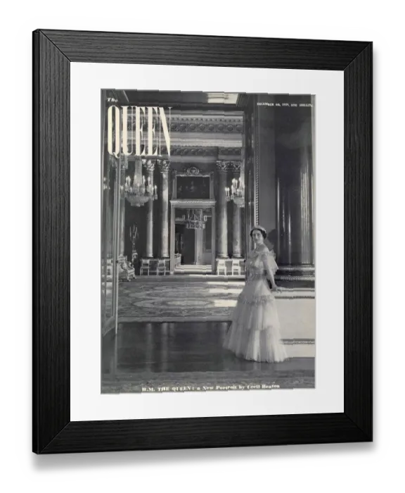 Framed Print : Queen 1939 1930s UK Queen Elizabeth The Queen Mother Cecil Beaton portraits I first Framed Print : Queen 1939 1930s UK Queen Elizabeth The Queen Mother Cecil Beaton portraits I first