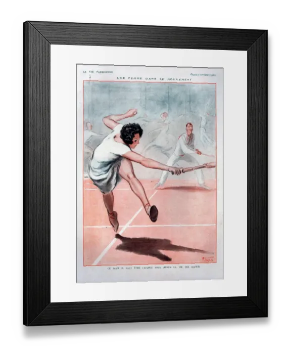 Framed Print : 1920s, France, La Vie Parisienne, Magazine Plate Framed Print : 1920s, France, La Vie Parisienne, Magazine Plate