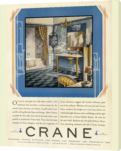 Crane 1930s USA cc interiors bathrooms baths