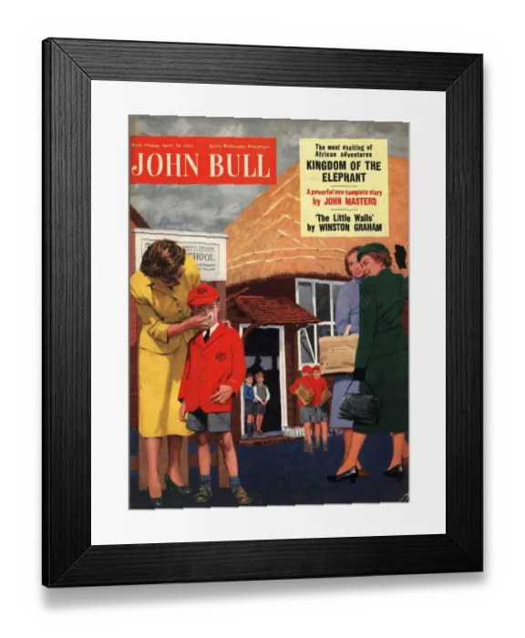 Framed Print : John Bull 1955 1950s UK schools magazines Framed Print : John Bull 1955 1950s UK schools magazines