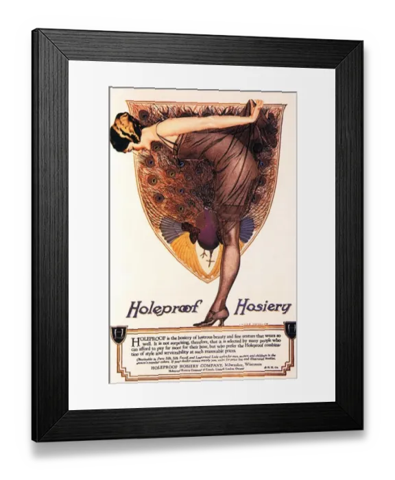 Framed Print : 1920s USA hosiery womens stockings nylons Framed Print : 1920s USA hosiery womens stockings nylons