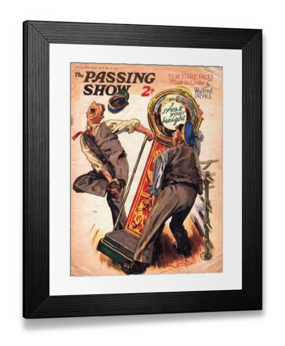 Framed Print : 1930s, UK, The Passing Show, Magazine Cover Framed Print : 1930s, UK, The Passing Show, Magazine Cover
