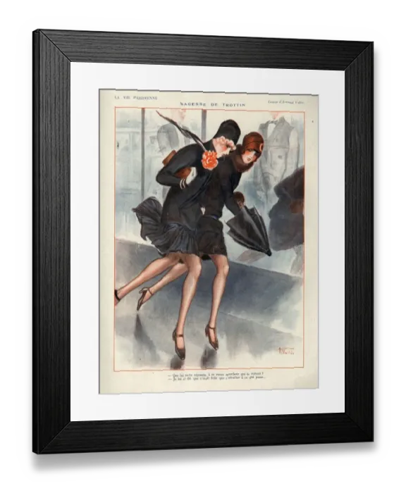 Framed Print : 1920s, France, La Vie Parisienne, Magazine Plate Framed Print : 1920s, France, La Vie Parisienne, Magazine Plate