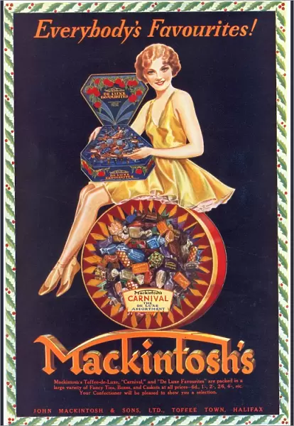 Mackintoshs 1930s UK sweets chocolate
