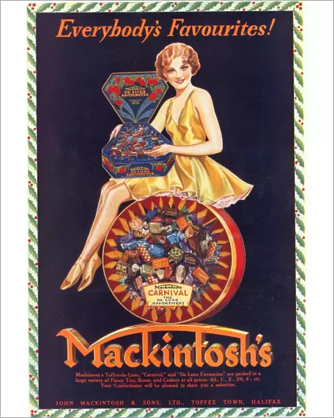 Mackintoshs 1930s UK sweets chocolate