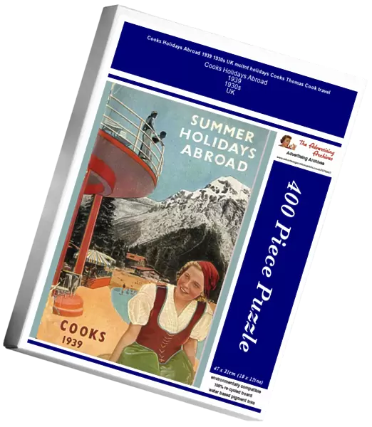 Cooks Holidays Abroad 1939 1930s UK mcitnt holidays Cooks Thomas Cook travel