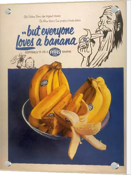1950s UK fyffes bananas fruit