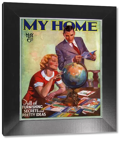 My Home 1934 1930s USA magazines planning holidays globes brochure honeymoons tourism