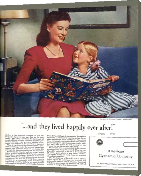 American Cyanamid Company 1945 1940s USA mcitnt companies mothers and daughters