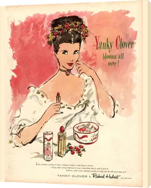 1930s USA yanky clover make-up makeup lipsticks lipstick face powder richard hudnut