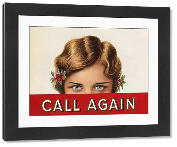 Call Again 1920s USA mcitnt womens portraits callgirls call-girls girl