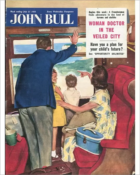 John Bull 1950s UK holidays seaside trains magazines