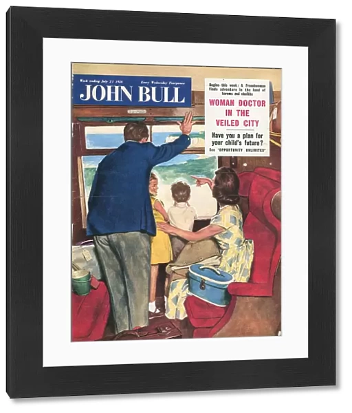 John Bull 1950s UK holidays seaside trains magazines