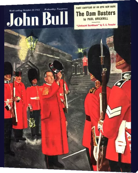 John Bull 1951 1950s UK beefeaters london attractions tourists guards britannia magazines
