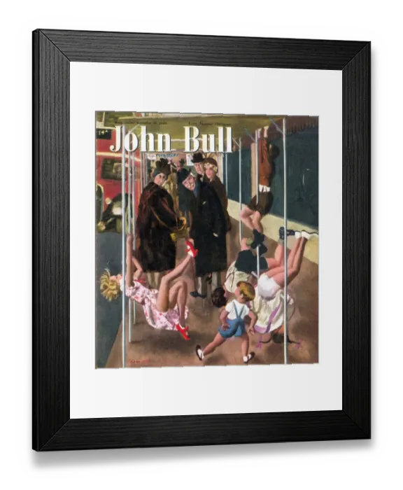 Framed Print : John Bull 1949 1940s UK games magazines Framed Print : John Bull 1949 1940s UK games magazines