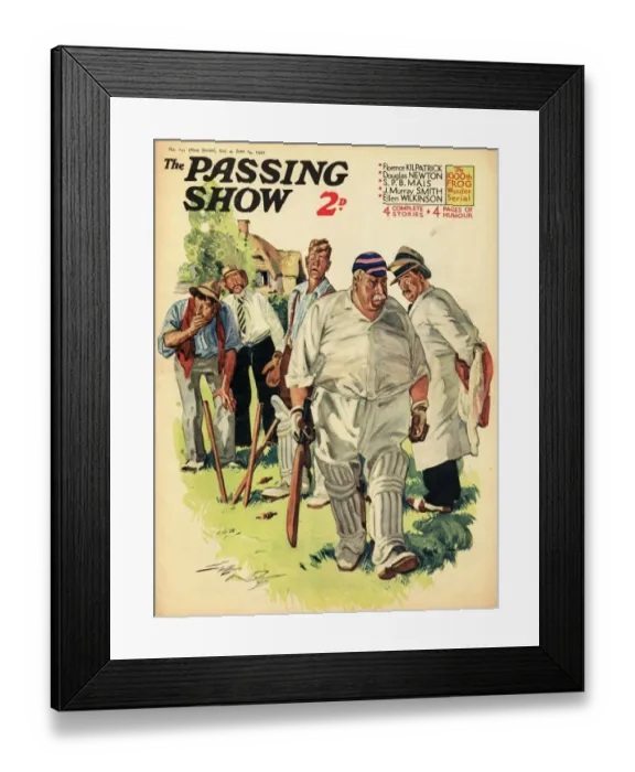 Framed Print : 1930s, UK, The Passing Show, Magazine Cover Framed Print : 1930s, UK, The Passing Show, Magazine Cover