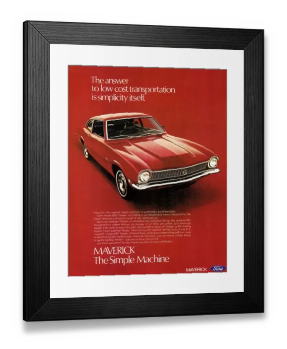 Framed Print : Ford, 1970s, UK Framed Print : Ford, 1970s, UK