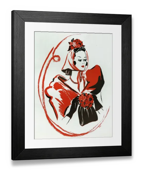 Framed Print : Womens Fashion 1930s 1939 1930s UK portraits womens