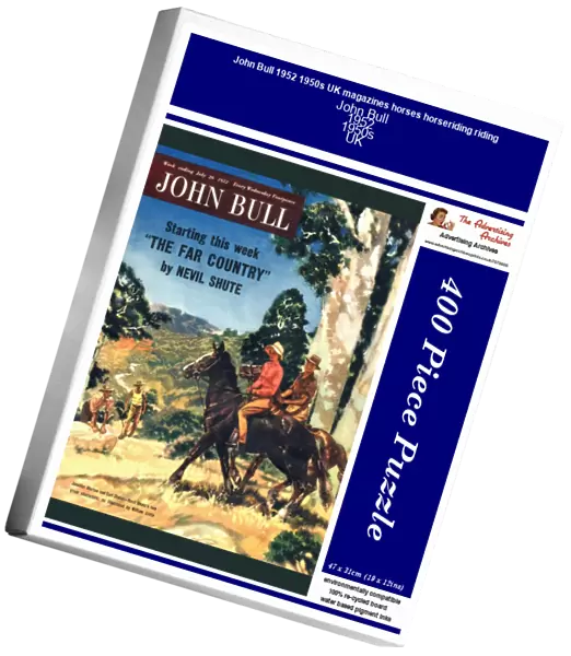 John Bull 1952 1950s UK magazines horses horseriding riding