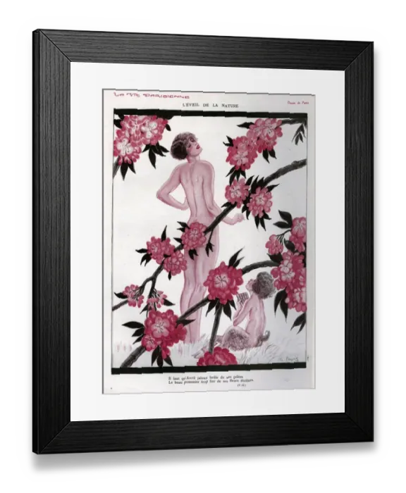 Framed Print : 1920s France La Vie Parisienne Magazine Plate Framed Print : 1920s France La Vie Parisienne Magazine Plate