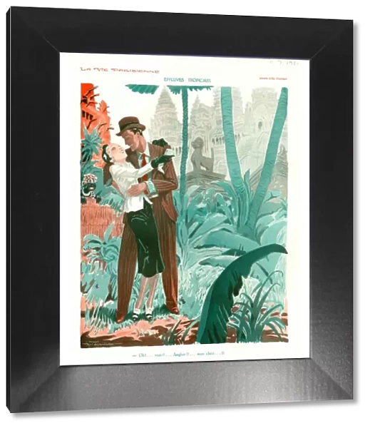 La Vie Parisienne 1931 1930s France Hy Fournier cc honemoons tropical jungles illustrations