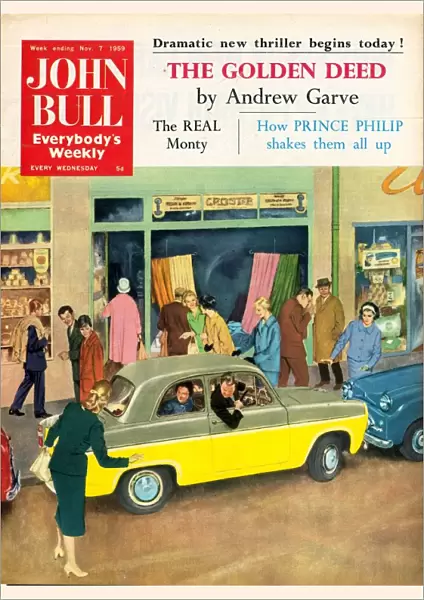 John Bull 1950s UK parking magazines cars