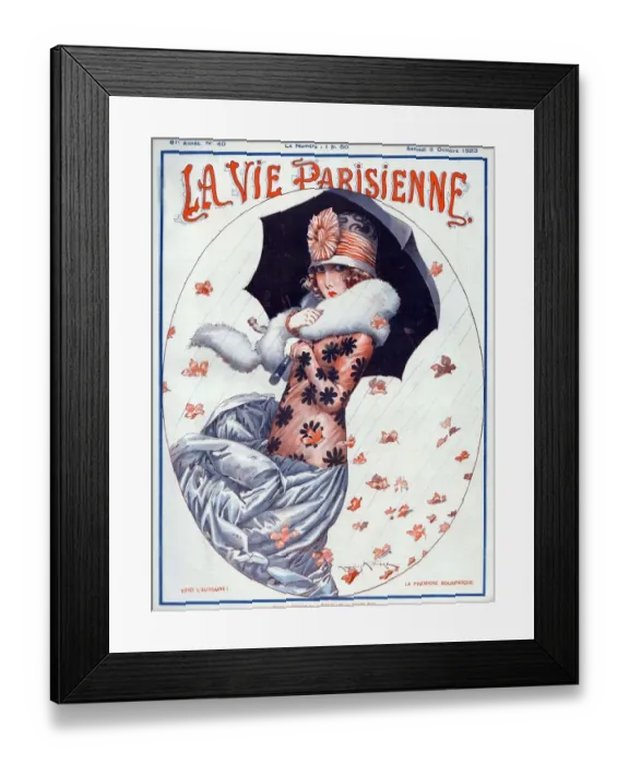 Framed Print : La Vie Parisienne 1923 1920s France Maurice Milliere illustrations magazines erotica