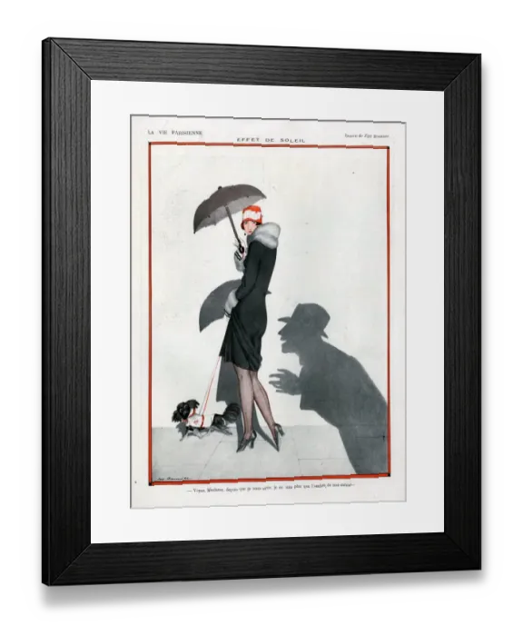 Framed Print : 1920s, France, La Vie Parisienne, Magazine Plate Framed Print : 1920s, France, La Vie Parisienne, Magazine Plate