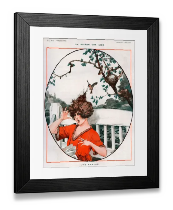 Framed Print : 1920s France La Vie Parisienne Magazine Plate Framed Print : 1920s France La Vie Parisienne Magazine Plate