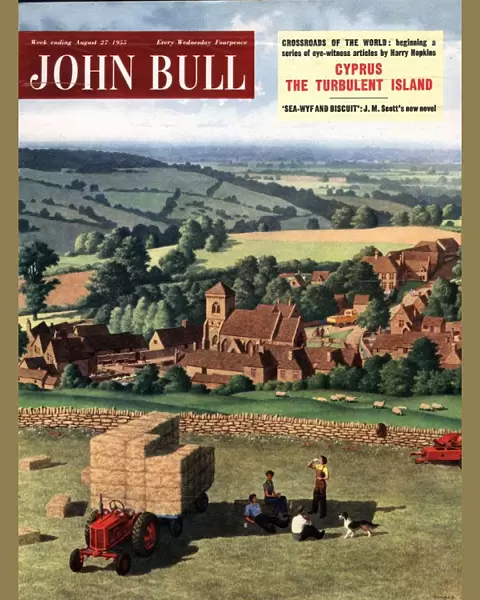 John Bull 1955 1950s UK farms farmers tractors magazines